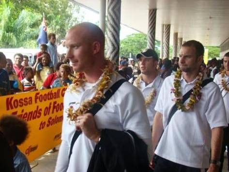 Waitakere arriving in Honiara